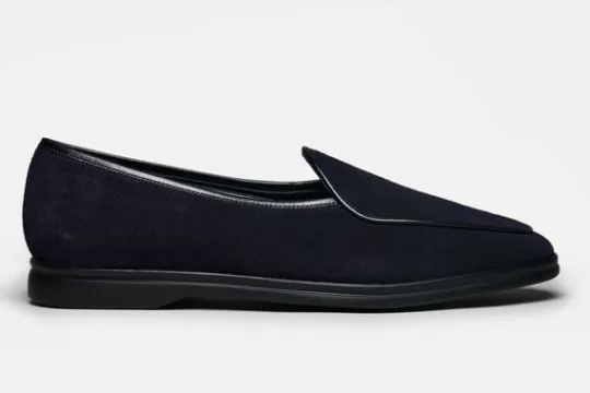 MORJAS Loafers-The Belgian NavySuede