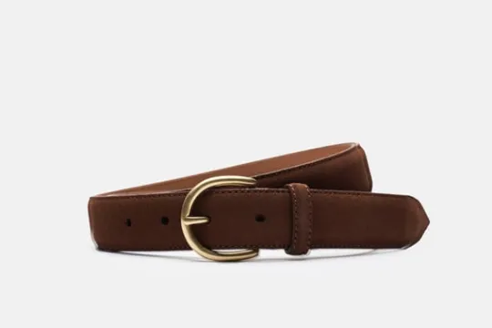 MORJAS Gürtel-The Belt MediumBrownSuede