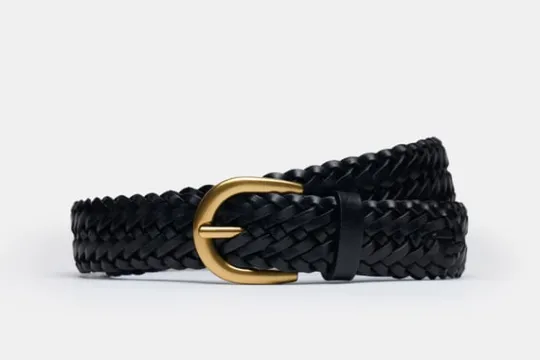 MORJAS Gürtel-The Belt BlackBraided