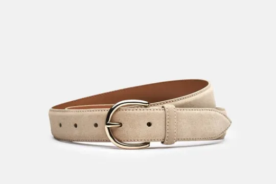 MORJAS Gürtel-The Belt SandSuede