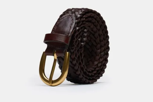 MORJAS Gürtel-The Belt BrownBraided