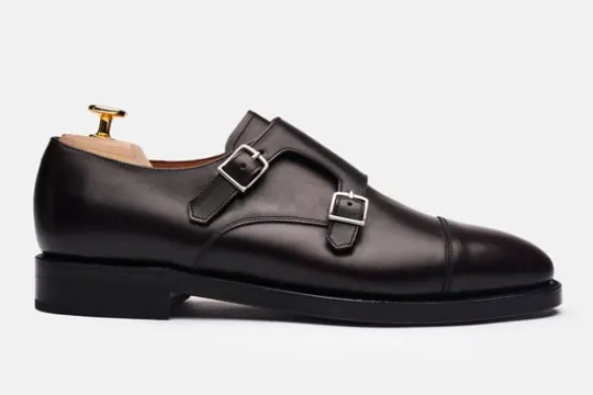 MORJAS Monk Strap-The Double Monkstrap BurgundyCalf