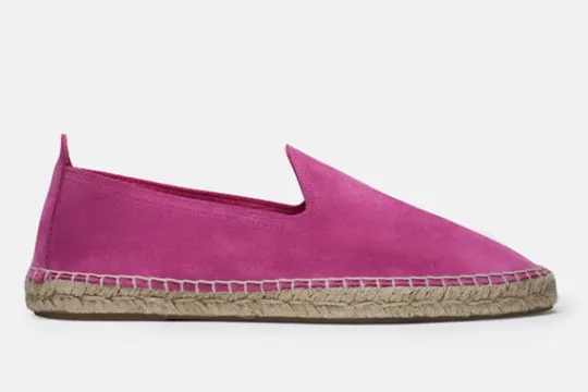 MORJAS Espadrille-The Espadrille CeriseSuede