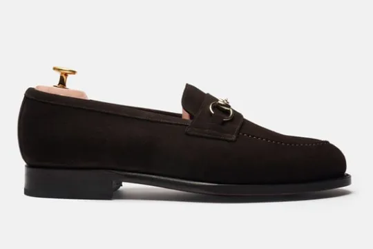 MORJAS Loafers-The Horsebit Loafer BrownSuede