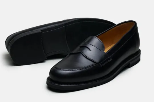 MORJAS Loafers-The Ivy Loafer BlackCalf