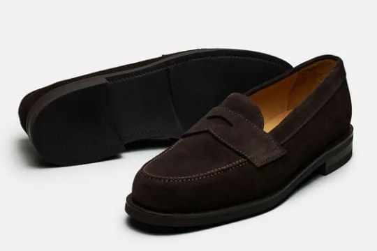 MORJAS Loafers-The Ivy Loafer BrownSuede