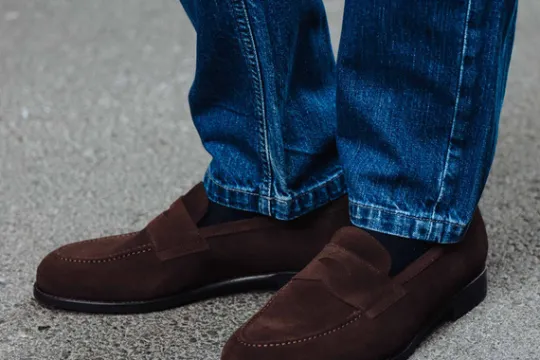 MORJAS Loafers-The Penny Loafer BrownSuede