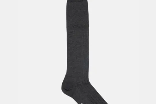 MORJAS Socken-The Sock MidGreyRibbed